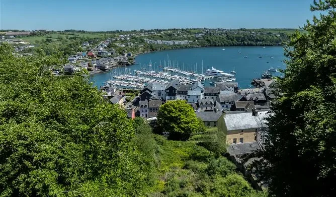View on Kinsale port